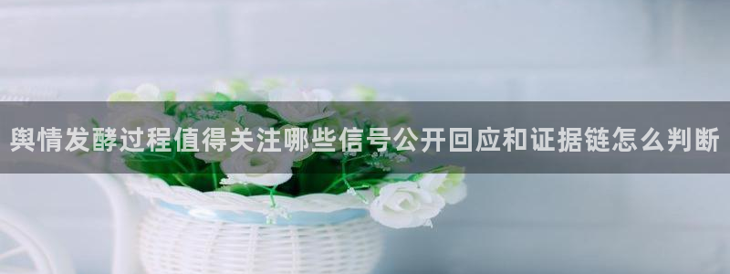 吃瓜网站大全:舆情发酵过程值得关注哪些信号公开回应和证据链怎么判断